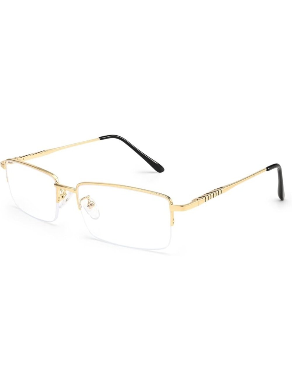 Stylish Rectangle Blue Light Blocking Glasses for Men - Anti-Glare Computer